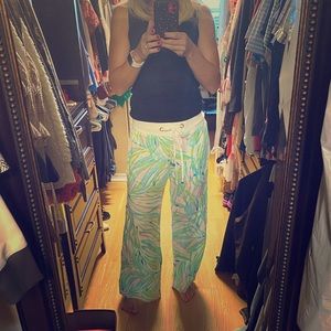 Lily Pulitzer linen beach pants